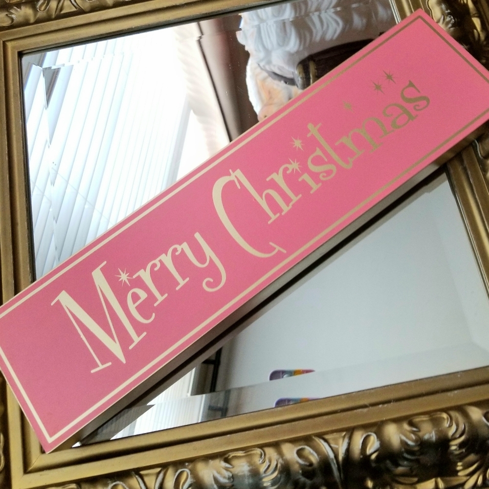 ❗Retro Style "Merry Christmas" Holiay Wooden Plaque Decor Piece❗